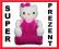 Fotelik pluszowy pufa HELLO KITTY SUPER PREZENT !!