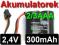 Akumulator Vipow NI-CD 2,4V 2/3AA 300mA P305 T104