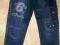 spodnie jeansowe chłopięce 5 wzorek 128