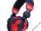 PRO American Audio HP 550 LAVA słuchawki, czerwone