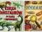 DINOZAURY księga + pod lupą - życie dinozaurów