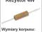 Rezystor 4W ceramiczny 100R [cena za 5 szt] #364