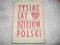 TYSIĄC LAT DZIEJÓW POLSKI (używana)