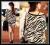 10206 Bluza Nietoperz Zebra Paski Japan Style