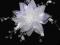 Biała lilia z naszyjnikiem