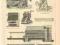 PIEKARNIA - CHLEB oryg. litografia z 1890 r