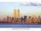 New York (Manhattan Skyline) - plakat 158x53 cm
