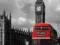 London Red Bus - plakat 40x50 cm