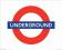London Underground (Sign) - plakat 50x40 cm