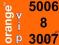 10 ZŁOTY NUMER ORANGE NA KARTĘ GO 5006__8__3007