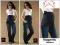 Ciążowe spodnie JEANS na brzuszek 952 Roz. 42/XL
