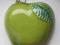 Urocze ceramiczne zielone jabłko na ścianę