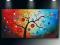 FutureArt TREE 120 x 60 cm Ręcznie Malowany