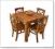 Meble z drewna Stół+ Krzesła Producent
