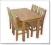 Komplet mebli z drewna Stół krzesła Tanio!Producen