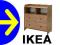 IKEA LEKSVIK KOMODA KREDENS SALON 2 SZUFLADY