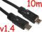 Kabel 10m HDMI -HDMI v 1.4 FullHD 3D Ethernet Łódź