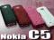 Nokia C5_Etui Futerał Pokrowiec MESH CASE +Folia