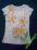 Bluzeczka - tunika H&M szara z kwiatkami