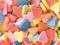 Posypka dekoracyjna confetti serduszka kolorowe