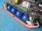 Piękny model - statek/barka H0 z oświetleniem LED