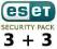 ESET SMART SECURITY PACK 3+3 li. 1 rok Nod32 NOWA