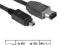 Firmowy kabel FireWire IEEE 1394 4/6 2m