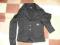 Czarna bawełniana marynarka rozm.S