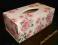 chustecznik pudełko na chusteczki różowe kwiatki