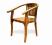 Fotel, krzesło, drewno, rafia, wyprzedaż BCM -AWAI