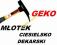 MŁOTEK CIESIELSKO-DEKARSKI 600g FIBERGLASS GEKO !!