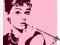 Audrey Hepburn (Cigarello) - plakat 40x50 cm