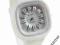 Zegarek jelly watch kwiaty swarovski KWADRAT TOP