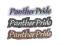 Naszywka aplikacja  Panther Pride  11X2,5  cm
