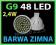 ZAROWKI DIODOWE G9 48 LED 2,4W 230V ZIMNA nie SMD