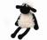 Owieczka Shaun , biało - czarna z bajki
