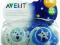 AVENT SMOCZEK smoczki 6-18 m NOCNE 2 szt 0%BPA