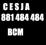 CESJA BCM - ZŁOTY NUMER 881 - 484 - 484 -- 39zł/mc