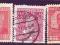 PMW Fi.Nr 227+233+237 trzy znaczki kasowane