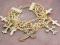 BRANSOLETKA GOLDEN CROSSES CHARMS - BS15
