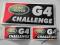 Naklejki Land Rover G4 CHALLENGE zestaw 3 szt !