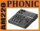 Phonic AM220 mikser audio ZASILACZ GRTS AM 220 PA