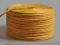 Drut papierowy 2m ŻÓŁTY CIEMNY