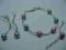 KOMPLET (18) BRANSOLETA,KOLCZYKI ,WISIOREK
