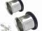 PIERCING TUNEL z pierścieniem , stal 316L,  12mm
