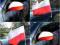 FLAGA SAMOCHODOWA ZESTAW KIBICA ( 2+2) SUPER!!!!!!