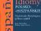 Idiomy polsko-hiszpańskie KSIĘGARNIA GDAŃSK