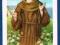 Św. Franciszek z Asyżu stary obrazek