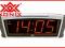 Zegar, budzik sieciowy, bursztyn LED XONIX 1811