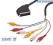 Kabel EURO/6xRCA 1,2m IN-OUT (010-1,2